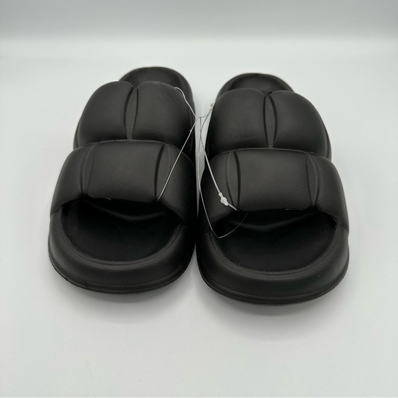 New black cloud shoes slides sandals size 7 - Picture 2 of 5